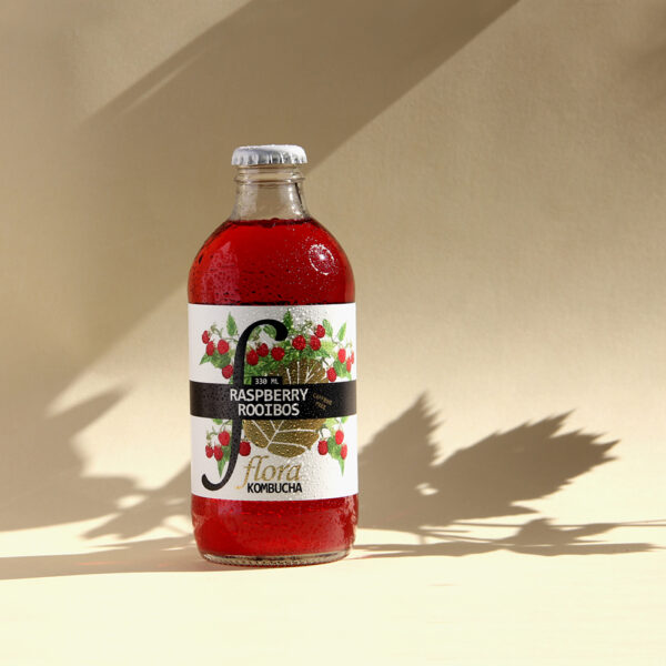 FLORA KOMBUCHA RASPBERRY ROOIBOS Hobart Soda Co