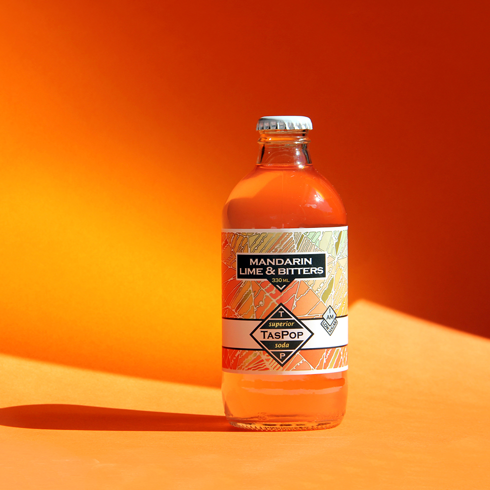 TASPOP MANDARIN LIME BITTERS Hobart Soda Co